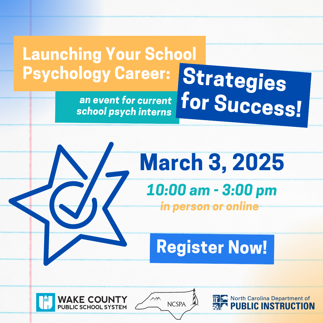 Launch Your School Psychology Career: Strategies for Success - an event for interns